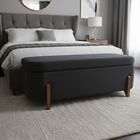 Banco Baú Organizador Estofado Orgânico Milão Peseira 1 40 Bo