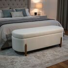 Banco Baú Organizador Estofado Orgânico Milão Peseira 1 40 Bo