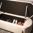 Banco Baú Organizador Estofado Orgânico Milão Peseira 1 40 Bo