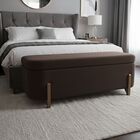 Banco Baú Organizador Estofado Orgânico Milão Peseira 1 40 Bo