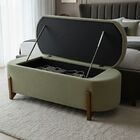 Banco Baú Organizador Estofado Orgânico Milão Peseira 1 40 Bo