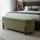 Banco Baú Organizador Estofado Orgânico Milão Peseira 1 40 Bo