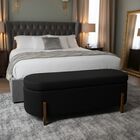 Banco Baú Organizador Estofado Orgânico Milão Peseira 1 40 Bo