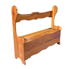 Banco Baú Rústico Martine Em Madeira De Demolição - Cód 2093