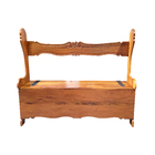 Banco Baú Rústico Martine Em Madeira De Demolição - Cód 2093