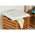 Banco Cesto Aquiles Stain Vermelho - Mão   Formão