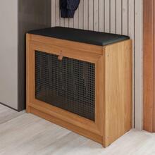 Banco Com Acento Esrofado Zorro Marrom/preto