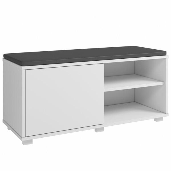 Banco Com Almofada E 1 Porta Bmu 253 - Brv Móveis