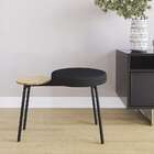 Banco Com Apoio Lateral Bock Linho Grafite E Preto