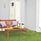 Banco Com Encosto 4 Lugares Madeira Jatoba Natural  Fitt Tram