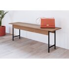 Banco Com Estrutura Em Aço Artetube  Montana/preto