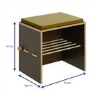 Banco Com Futon Be Mobiliário Oxid