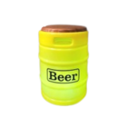 Banco Com Luminária Beer Barrel Amarelo