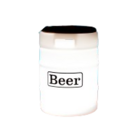 Banco Com Luminária Beer Barrel White