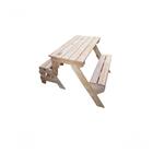 Banco Com Stain Osmocolor + Par De Banquetas - 1,2 Metros