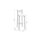 Banco Conacri Cromada E Branco