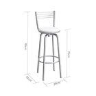 Banco Dakar Cromada E Branco