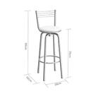 Banco Dakar Cromada E Branco