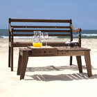 Banco de 3 Lugares para Varanda - Mão e Formão - Nogueira