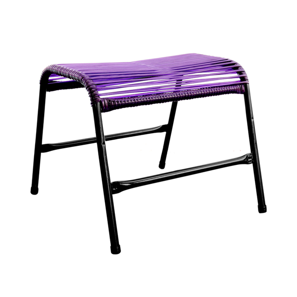 Banco De Apoio Para Os Pés Em Fio Lilás