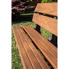 Banco De Jardim 150cm Em Madeira Plástica  Ipê