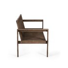 Banco De Jardim 3 Lugares Madeira Maciça Yescasa Nogueira