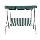 Banco de Jardim Aço Retrô 135cm Verde