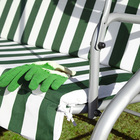 Banco de Jardim Aço Retrô 135cm Verde