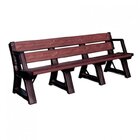 Banco De Jardim Em Madeira Plástica 200cm Premium  Ipê