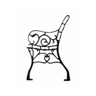 Banco De Jardim Francês Em Ferro 7 Réguas Madeira Verniz