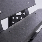 Banco De Jardim Madeira Plástica 1,50 M Cinza MBS