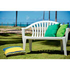 Banco De Jardim Monobloco De Plastico Leme Branco