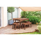 Banco De Madeira 2 Lugares Garden - Castanheira - Meu Móvel D