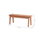 Banco De Madeira 2 Lugares Garden - Castanheira - Meu Móvel D