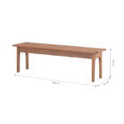 Banco De Madeira 3 Lugares Bertioga - Jatobá - Meu Móvel De M