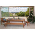 Banco De Madeira 4 Lugares Bertioga - Jatobá - Meu Móvel De M