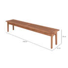 Banco De Madeira 4 Lugares Bertioga - Jatobá - Meu Móvel De M