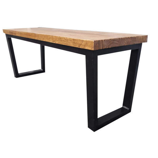 Banco De Madeira E Ferro - Para Varanda, Jardim, Sala De Esta