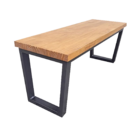 Banco De Madeira E Ferro - Para Varanda, Jardim, Sala De Esta