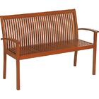 Banco De Madeira Jatoba Retangular Com Encosto Fitt Eco Blind