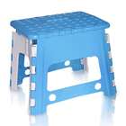 Banco De Plástico Dobrável Infantil Azul