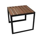 Banco Deck Estilo Industrial Madeira E Metal Etalharte