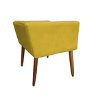 Banco Decorativo Nina Suede Mostarda - Dominic Decor