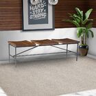 Banco Decorativo Para Varanda Cozinha 3 Lugares Dresden 140cm