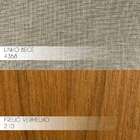 Banco Decorativo Sala De Estar 160cm Linz Linho Bege - Gran B