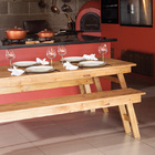 Banco Dobravel Naturalle Com Tingimento Rustico Tramontina