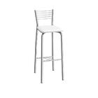 Banco Duala Cromada E Branco