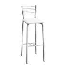 Banco Duala Cromada E Branco