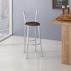 Banco Durban Cromada E Preto