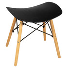 Banco Eames Wood Dkr Preto